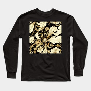 Art Nouveau floral pattern, model 10 Long Sleeve T-Shirt